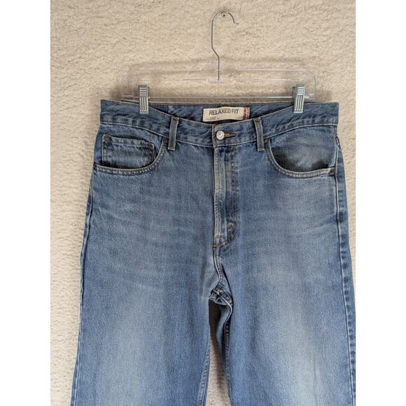 Vintage Levis 550 Jeans Mens 34x32 Blue Denim Straight Relaxed Fit Faded Y2K - Picture 9 of 16